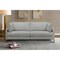 Armen Living Juliett 80" Modern Gray Fabric Sofa with Power Footrest LCJU3GREY - alternate 3